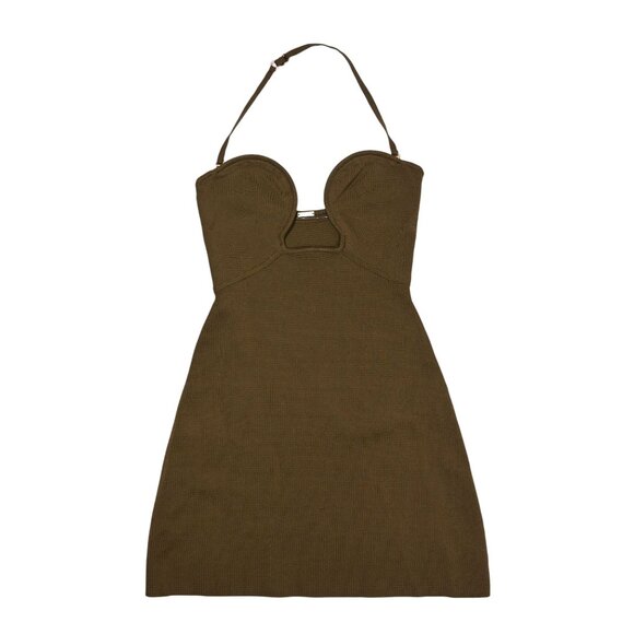 Cult Gaia Jenise Dress in Moss Green